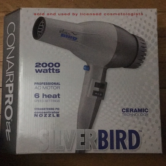 Conair Accessories Pro Silverbird 2000 Watt Hairdryer Poshmark